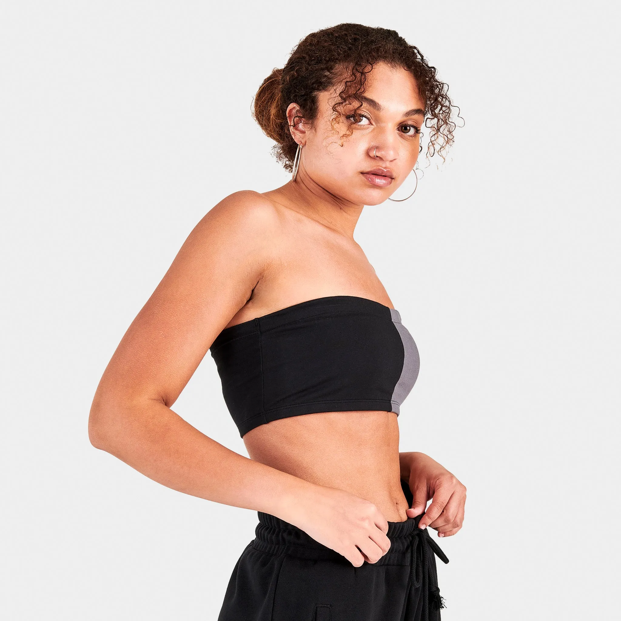 adidas Originals Women's Split Tube Top / Black