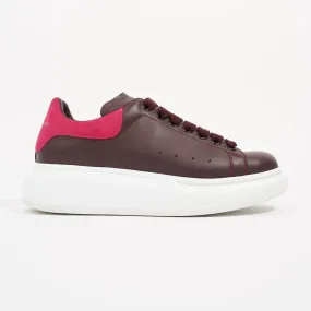 Alexander McQueen Womens Oversized Sneaker Maroon Pink Tab EU 36.5 / UK 3.5