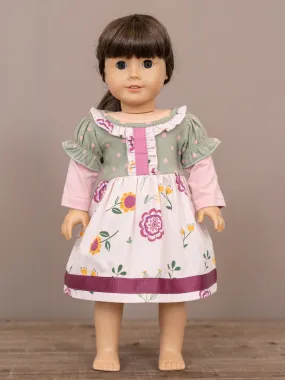 Bloomberry Fields 18 inch Doll Sweet Ruffle Dress