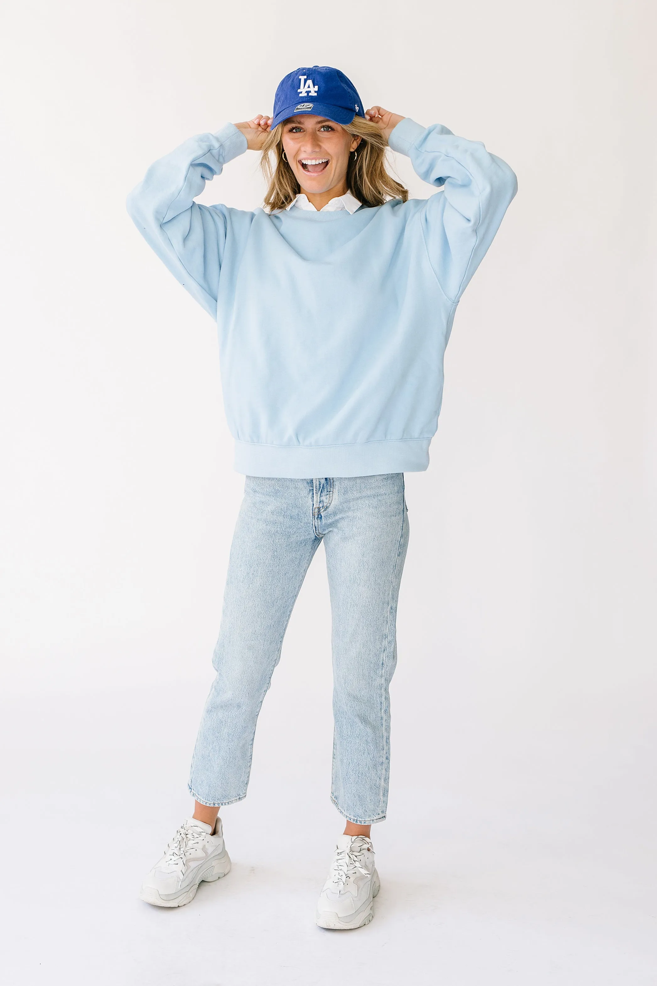 Colour Pop Pullover // Sky