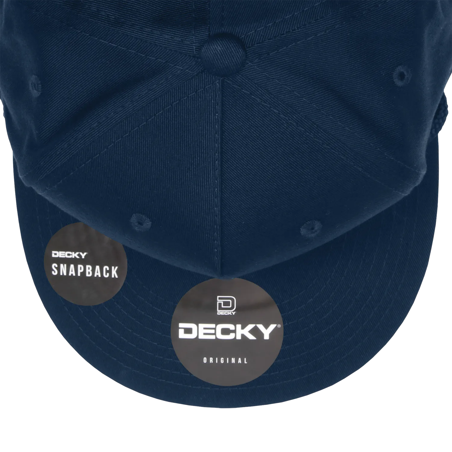 Decky 1041 Classic Flat Bill Golf Hat with Rope, Snapback - CASE Pricing