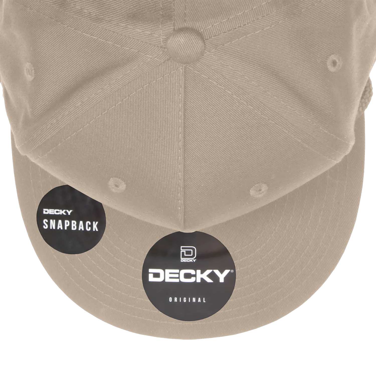 Decky 1041 Classic Flat Bill Golf Hat with Rope, Snapback - CASE Pricing