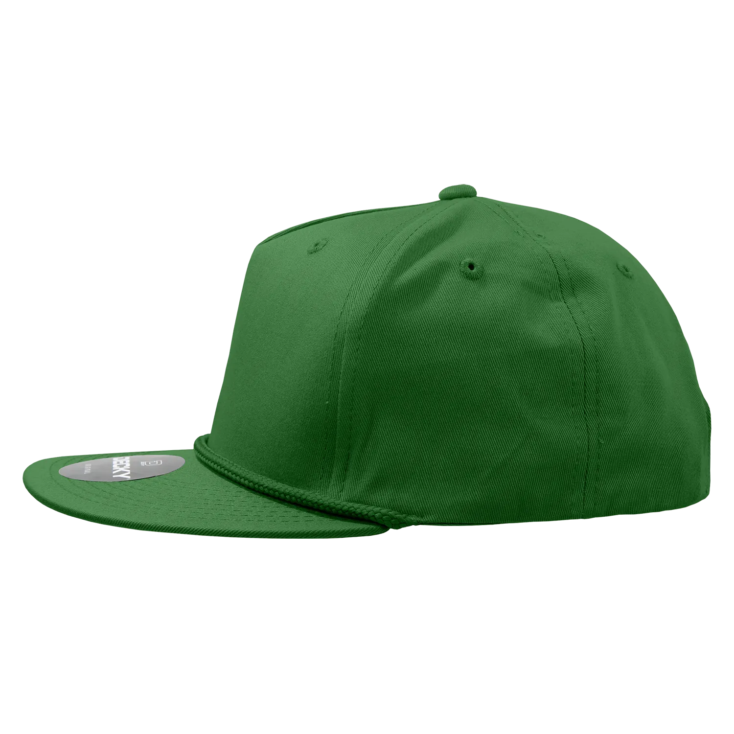 Decky 1041 Classic Flat Bill Golf Hat with Rope, Snapback - CASE Pricing