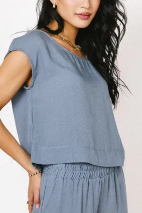 Maren Top in Slate - FINAL SALE