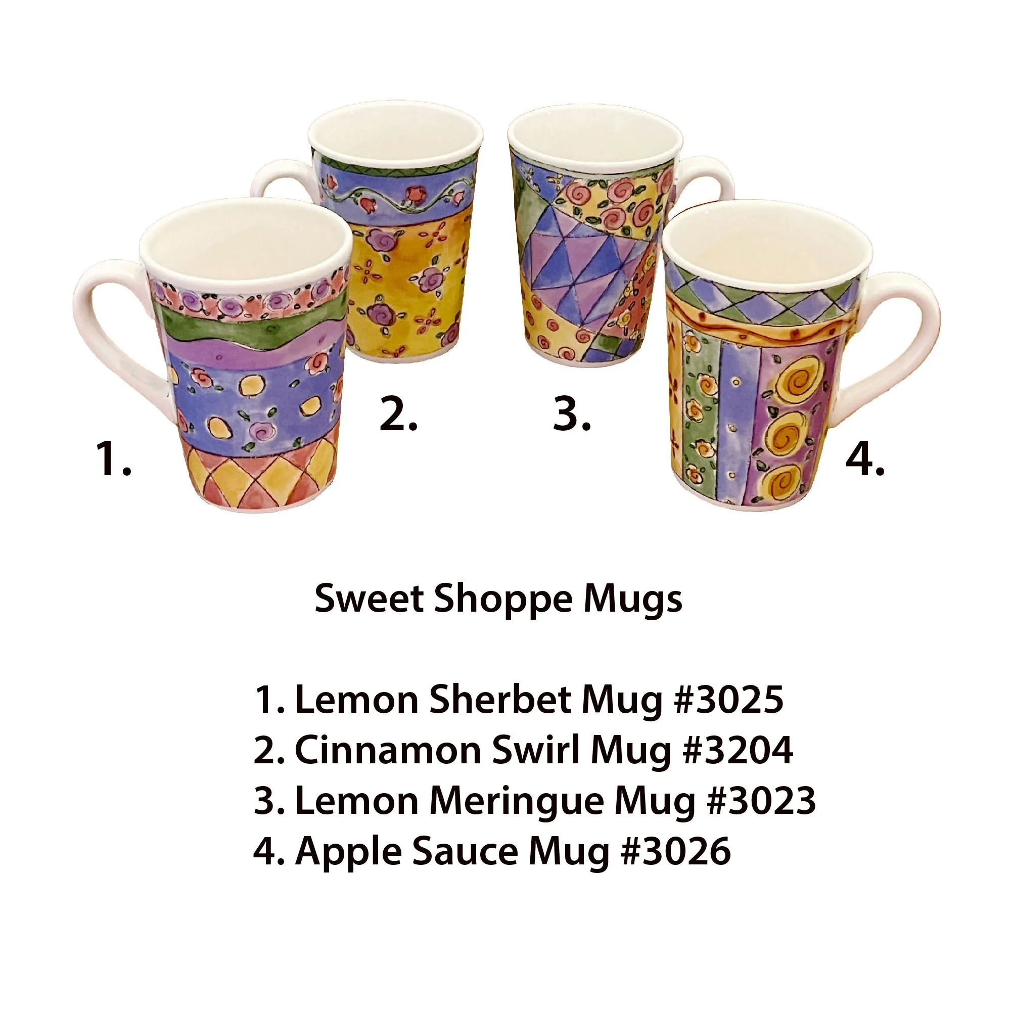 Sango Sweet Shoppe Vintage China Lemon Sherbet Coffee Mug