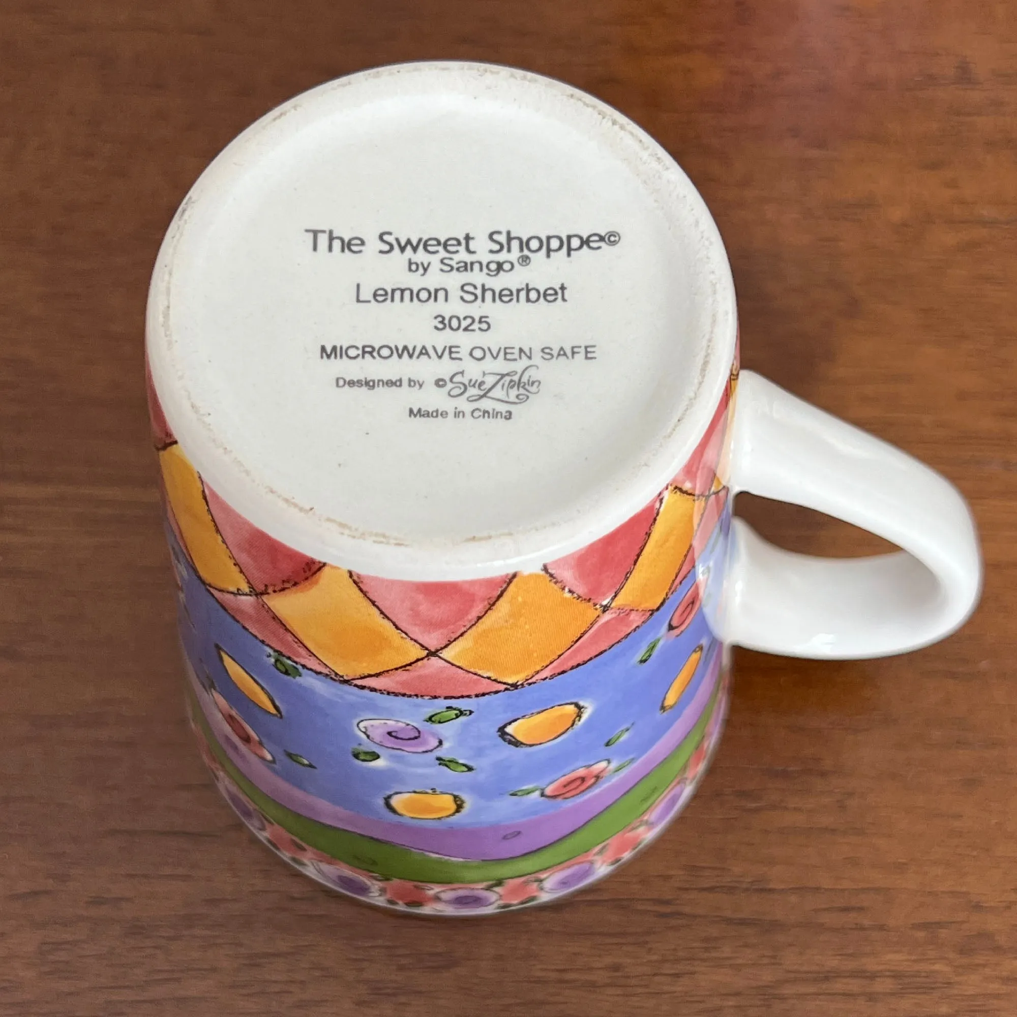 Sango Sweet Shoppe Vintage China Lemon Sherbet Coffee Mug