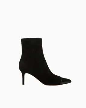 Veronica Beard Lisa Cap Toe Boot in Black